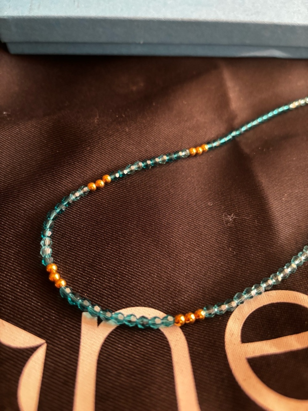 Mindful golden blueNecklace - Women Jewelry